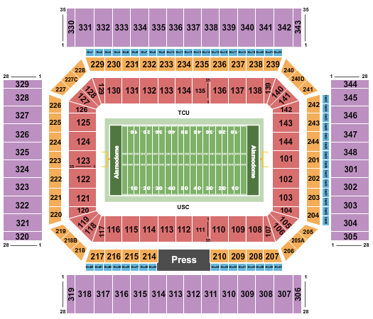 Alamodome TCU Seating Chart